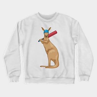 Kangaroo Cricket Cricket bat Crewneck Sweatshirt